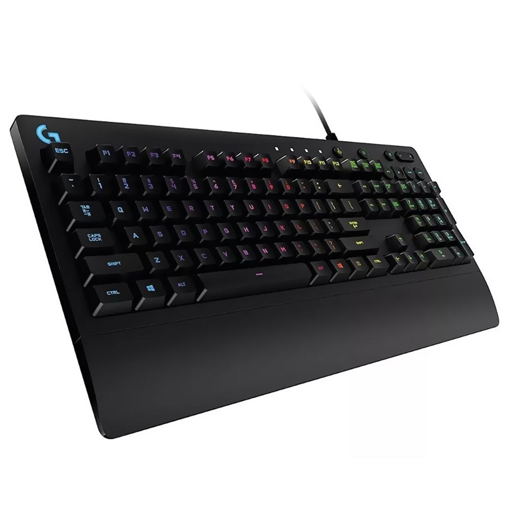 Teclado Gamer Logitech G213 Prodigy USB RGB Inglés Negro (920-008084)
