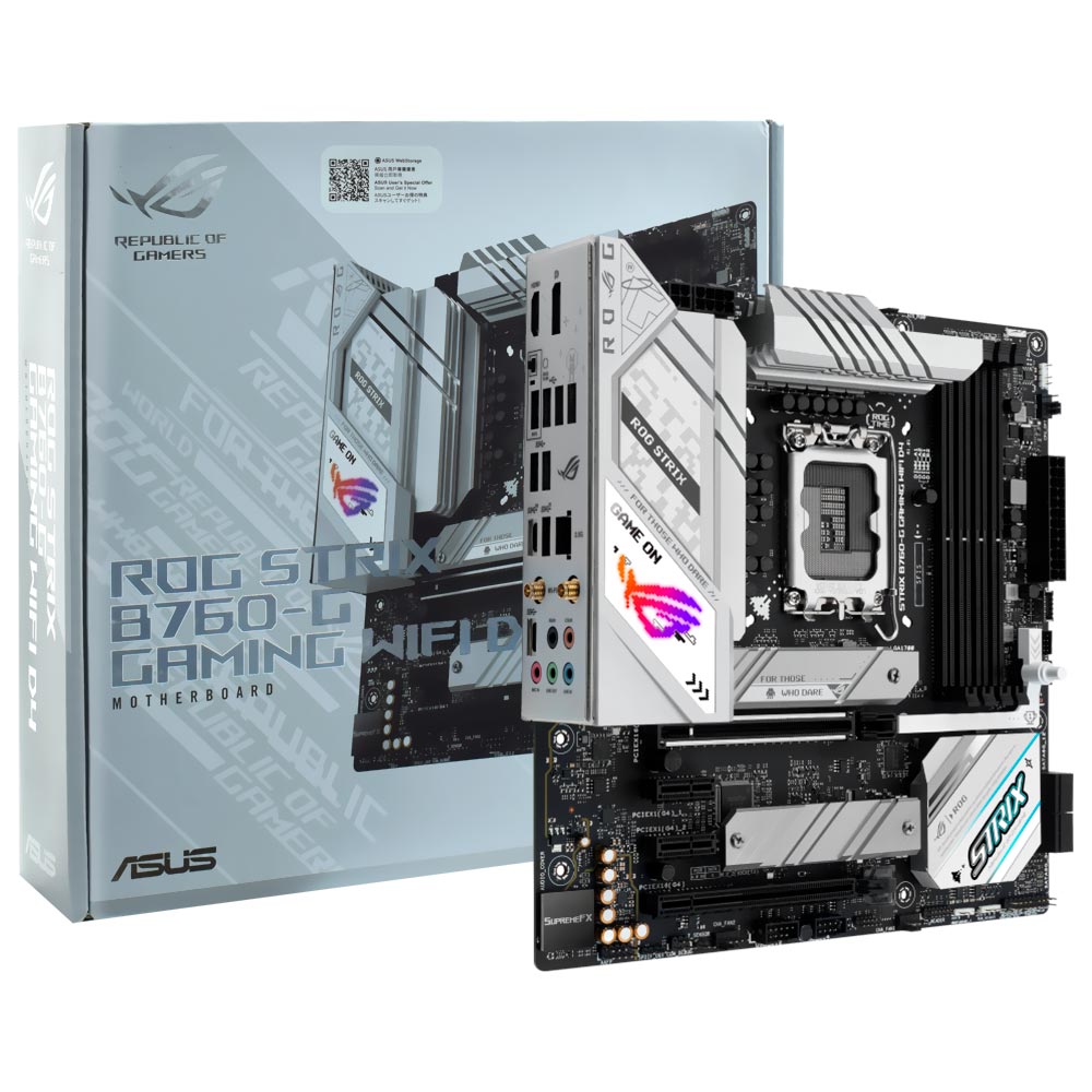 Placa Madre ASUS ROG Strix B760-G Gaming Wi-Fi D4 Socket LGA 1700 DDR4