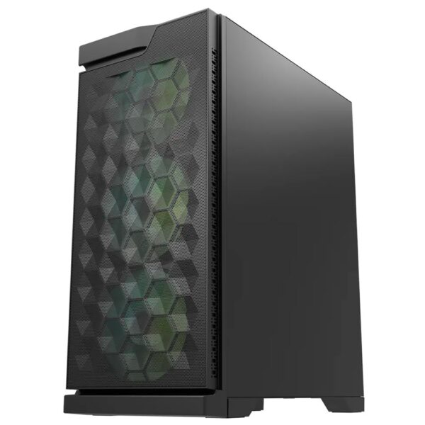 Gabinete Gamer darkFlash DK361 ATX 4 Cooler ARGB Negro