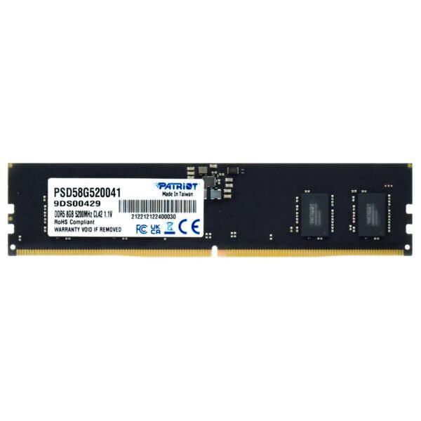 Memoria RAM Patriot Signature DDR5 8GB 5200MHz PSD58G520041