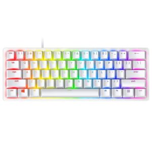 Teclado Gamer Razer Huntsman Mini Optical USB RGB Inglés Blanco (RZ03-03390400-R3M1)