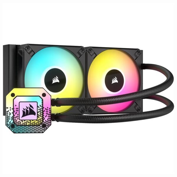Refrigeración Liquida Corsair ICUE H100I Elite Capellix XT RGB 240MM CW-9060068-WW - Negro