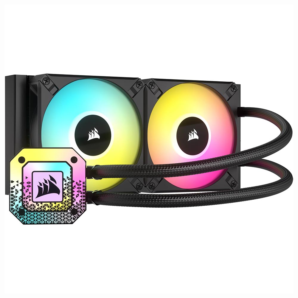 Refrigeración Liquida Corsair ICUE H100I Elite Capellix XT RGB 240MM CW-9060068-WW - Negro