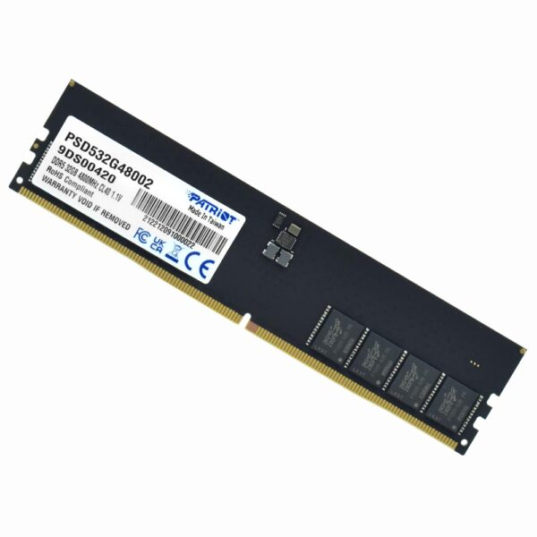 Memoria RAM Patriot Signature DDR5 32GB 4800MHz Negro (PSD532G48002)