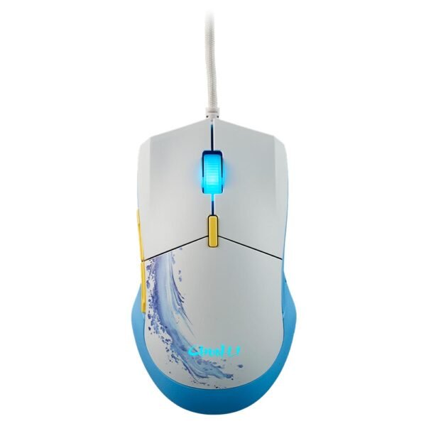 Mouse Gamer Cooler Master MM310 Street Fighter 6 Chun-Li USB RGB Blanco Azul (MM-310-WWOL2)