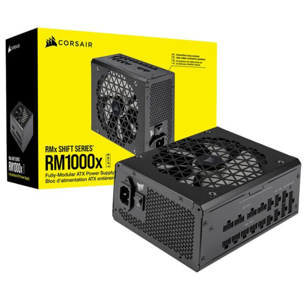 Fuente de Alimentación Corsair RM1000X Shift 1000W ATX Modular 80 Plus Gold - CP-9020253-BR