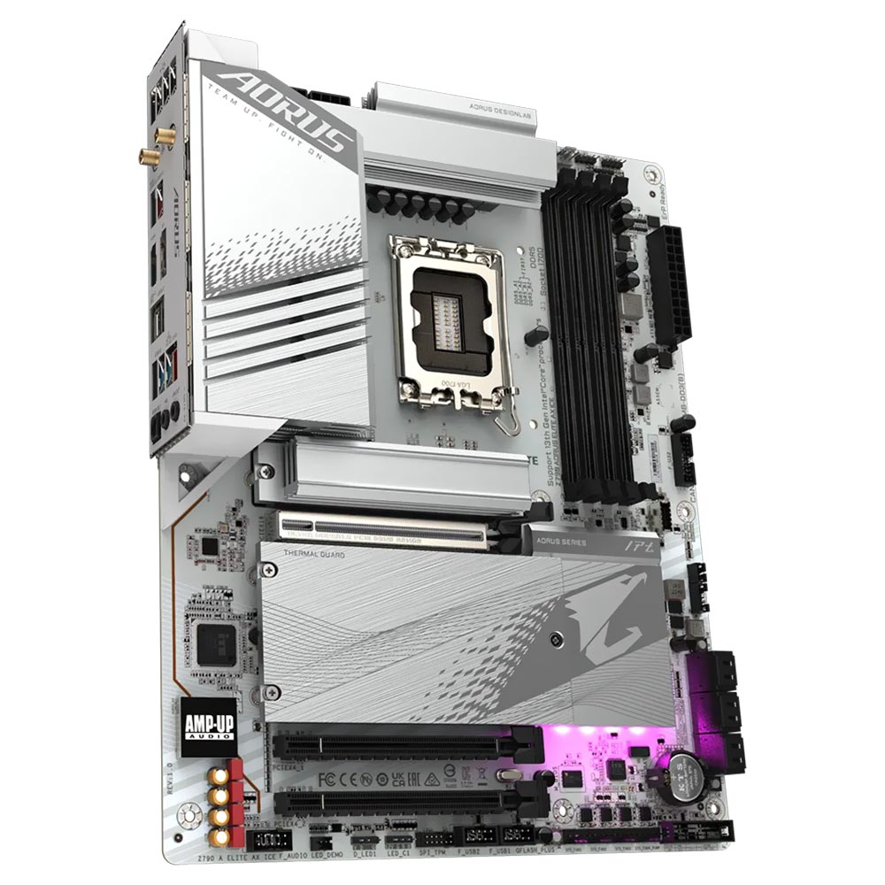 Placa Madre Gigabyte Z790 AORUS Elite AX ICE Socket LGA 1700 DDR5