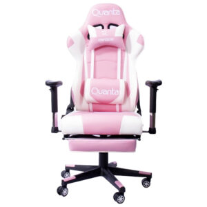 Silla Gamer Quanta Emperor QTGC20 - Rosa Blanco