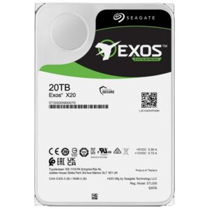 HDD Seagate 20TB Exos X20 Enterprise 3.5" SATA 3 7200RPM ST20000NM007D