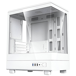 Gabinete Gamer darkFlash DB330M ATX Blanco