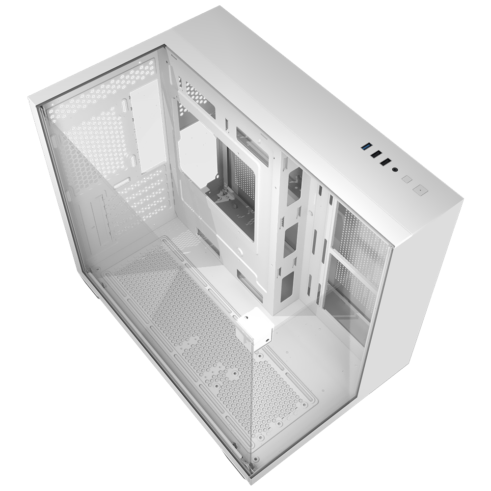 Gabinete Gamer darkFlash TH285M ATX Blanco