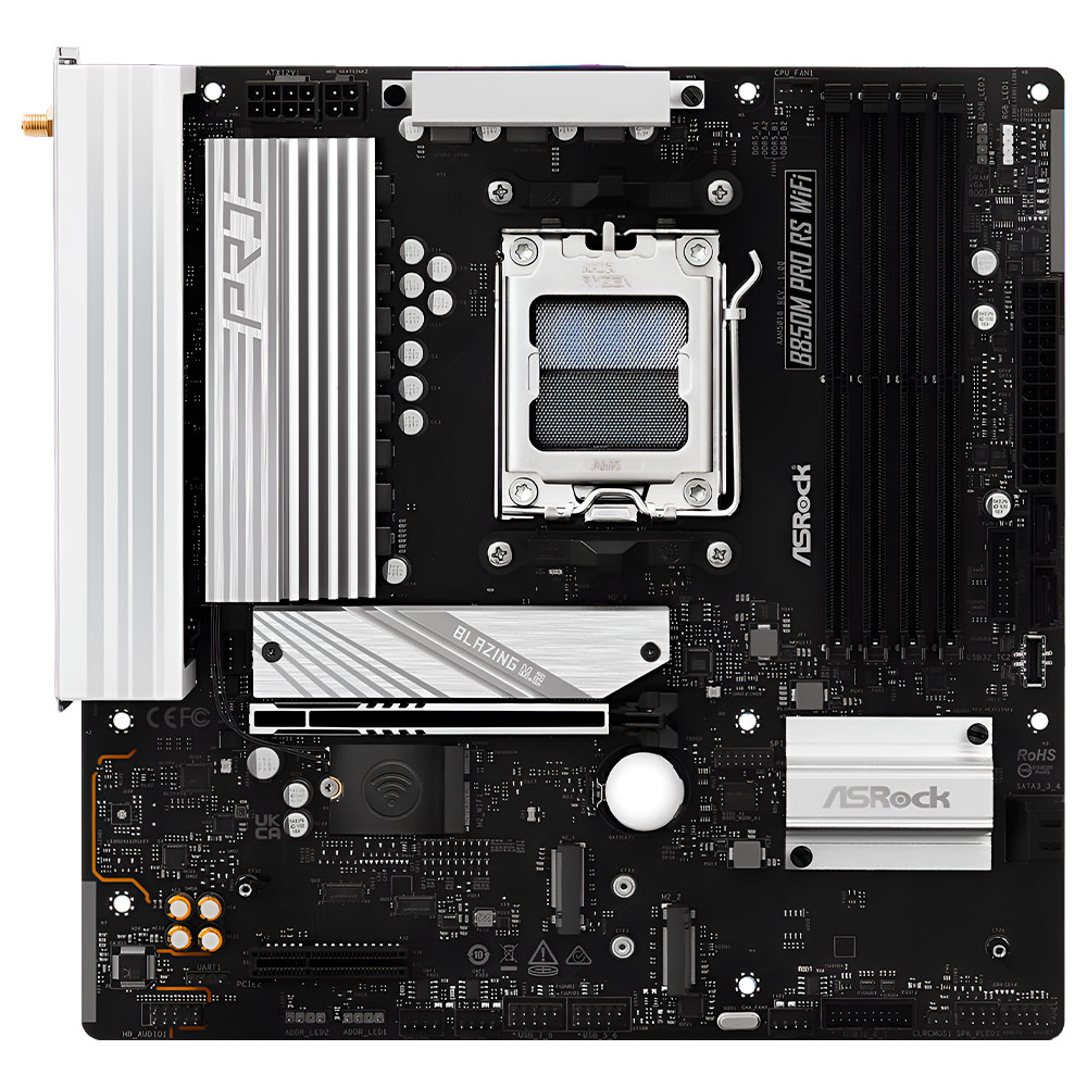 Placa Madre ASRock B850M Pro RS Wi-Fi Socket AM5 DDR5