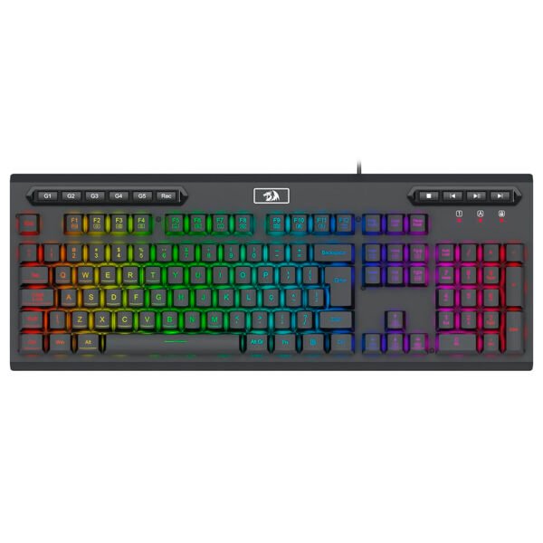 Teclado Gamer Redragon K513-RGB Aditya USB RGB Inglés Negro