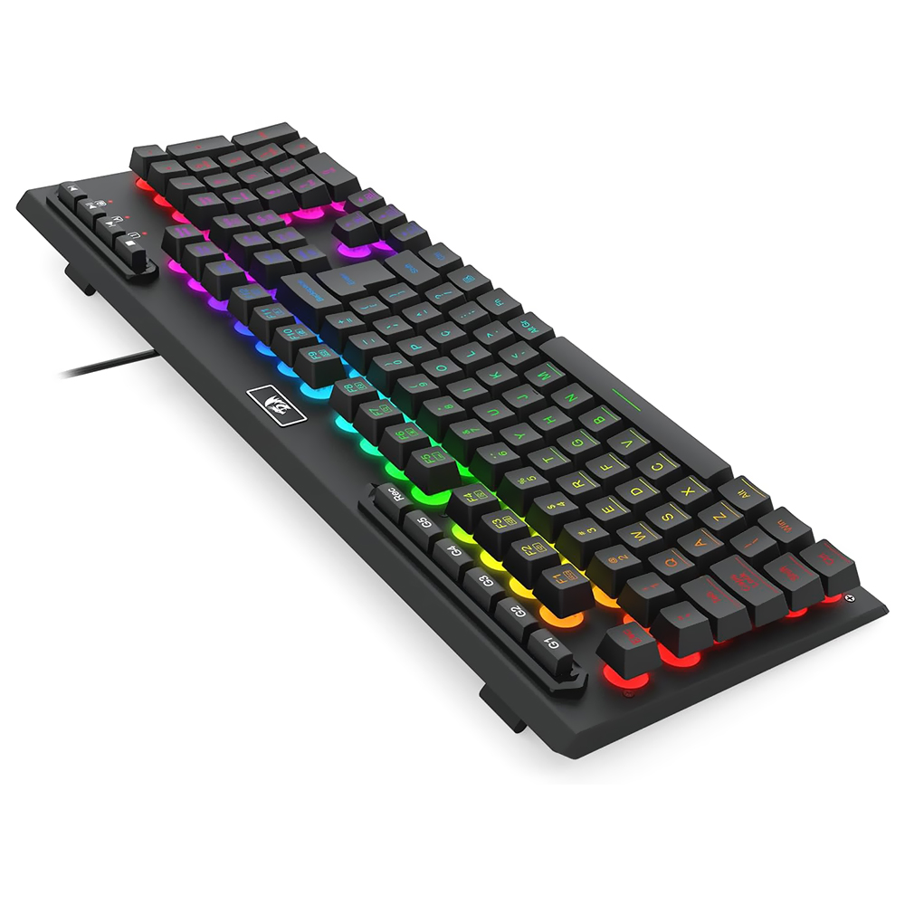 Teclado Gamer Redragon K513-RGB Aditya USB RGB Inglés Negro