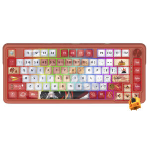 Teclado Gamer Mecánico Redragon K673AK-RGB-PRO Eisa Ucal Pro Wireless RGB Inglés Rojo