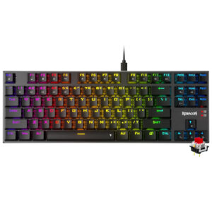 Teclado Gamer Mecánico Redragon K660-RGB Dharma TKL USB RGB RED Inglés Negro