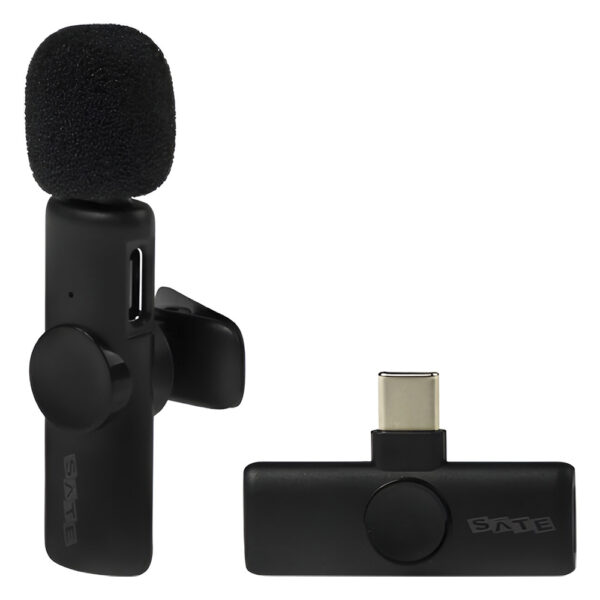 Micrófono Satellite A-MK231 Wireless USB-C Negro