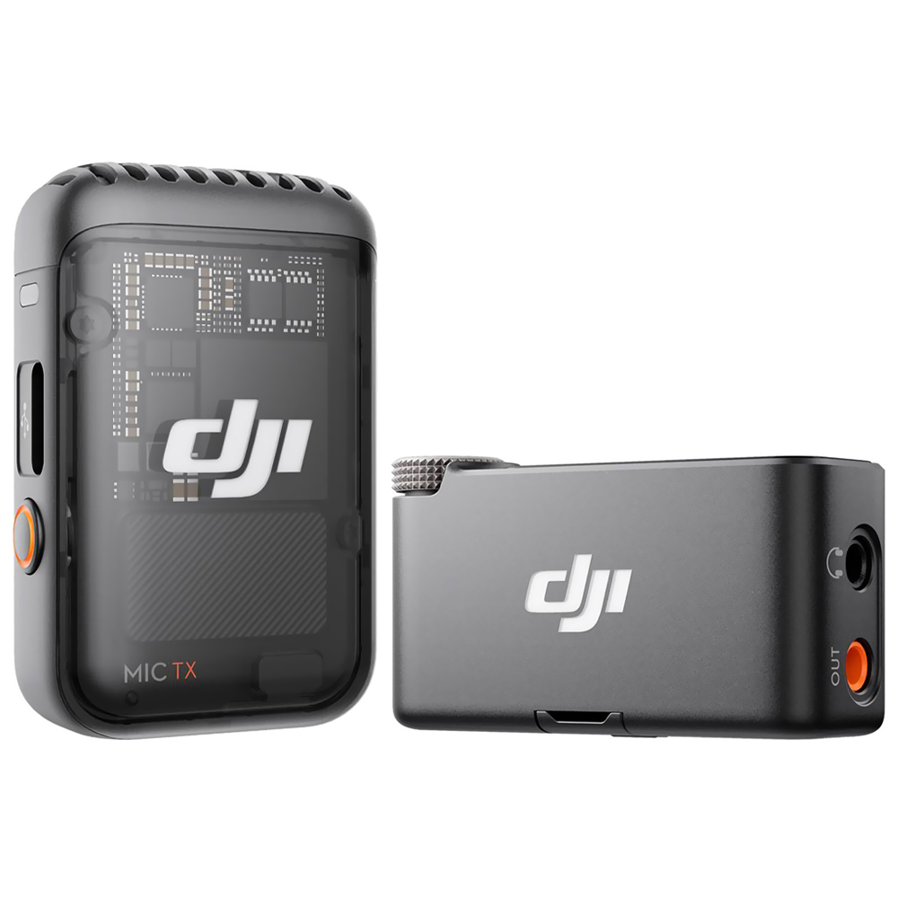 Micrófono DJI Mic 2 Wireless 1TX + 1RX FCC Lightning USB-C Negro