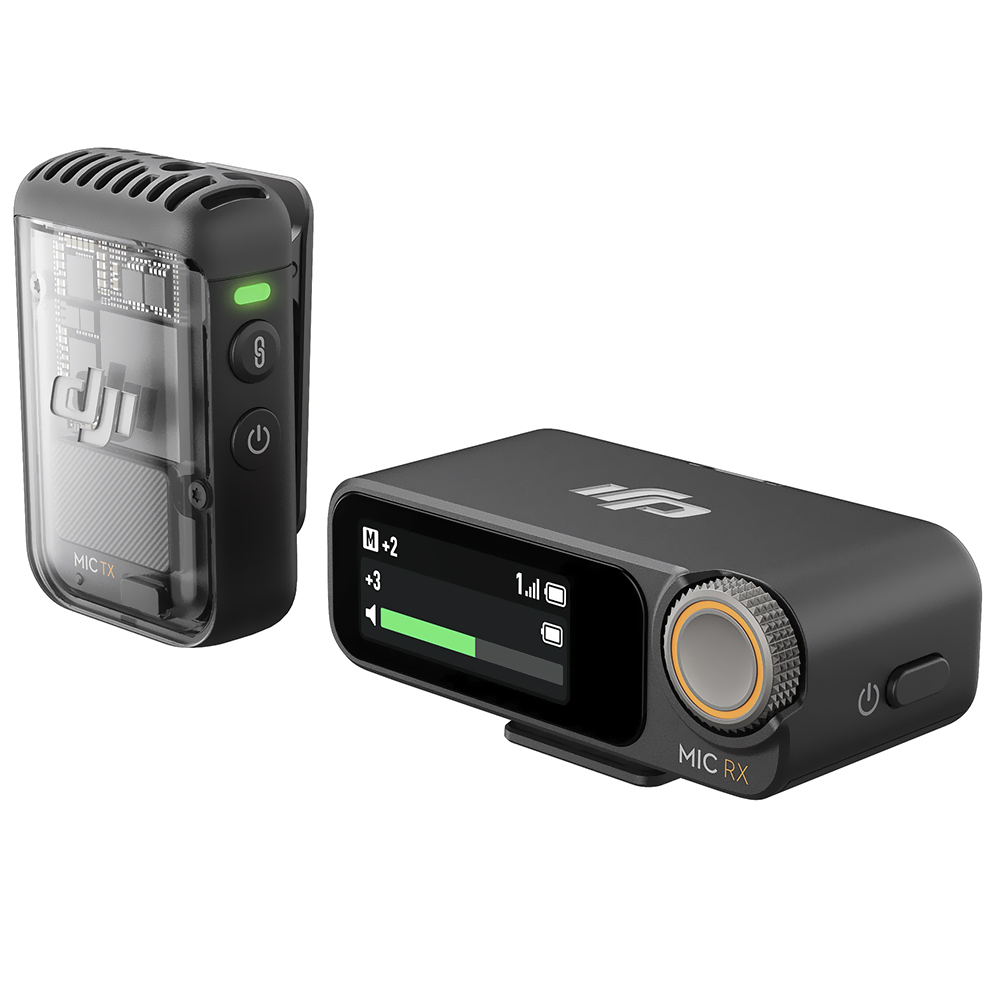 Micrófono DJI Mic 2 Wireless 1TX + 1RX FCC Lightning USB-C Negro