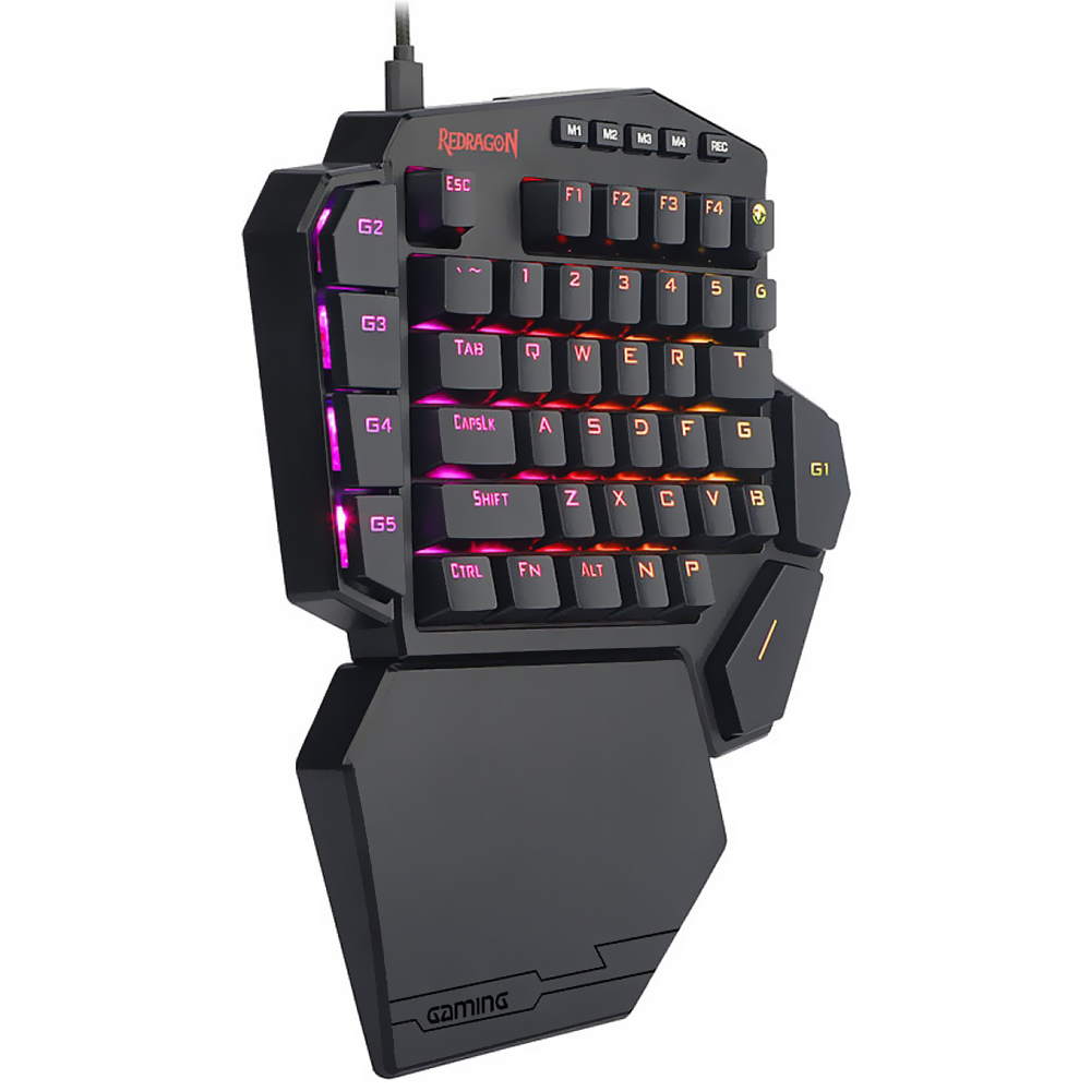 Teclado Gamer Mecânico Redragon K585RGB Diti USB RGB Blue Inglés Negro