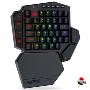 Teclado Gamer Mecánico Redragon K585RGB-PRO Diti Pro Wireless RGB Red Inglés Negro