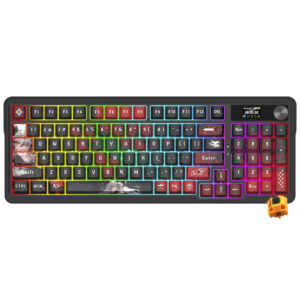 Teclado Gamer Mecánico Redragon K719AK-RGB-PRO Artemis Pro Wireless RGB Inglés Negro