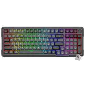Teclado Gamer Mecánico Redragon K688GB-RGB-PRO Bragi Pro Wireless RGB Inglés Negro