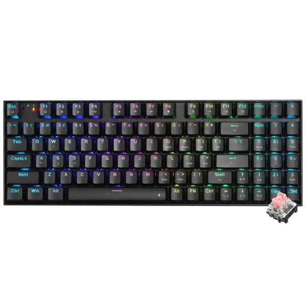 Teclado Gamer Redragon K735-RGB Ghostblade USB RGB Inglés Negro