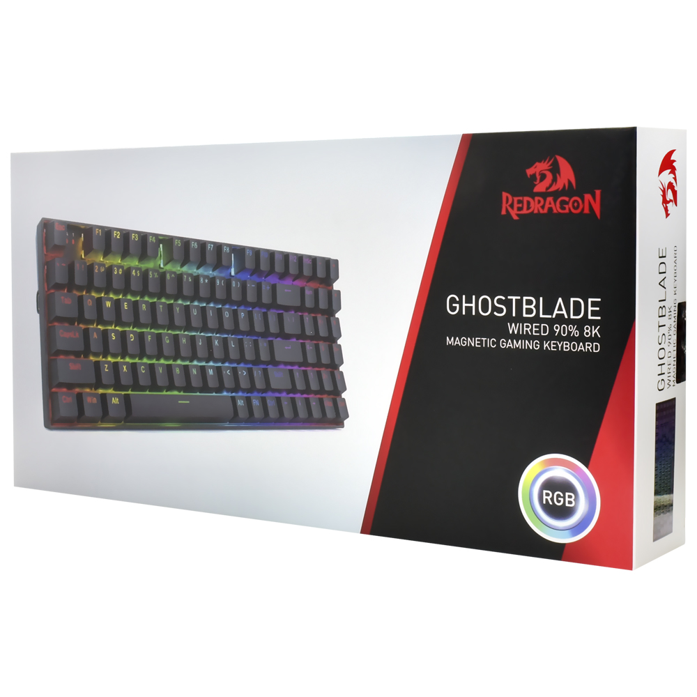 Teclado Gamer Redragon K735-RGB Ghostblade USB RGB Inglés Negro