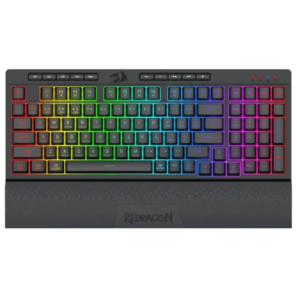 Teclado Gamer REDRAGON K515RGB-Pro Shiva Pro 98 Wireless RGB Inglés-Negro
