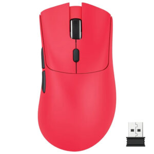 Mouse Gamer Attack Shark R1 1K Wireless / Bluetooth - Rojo