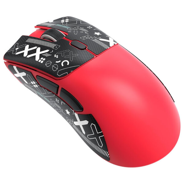 Mouse Gamer Attack Shark R1 1K Wireless / Bluetooth - Rojo