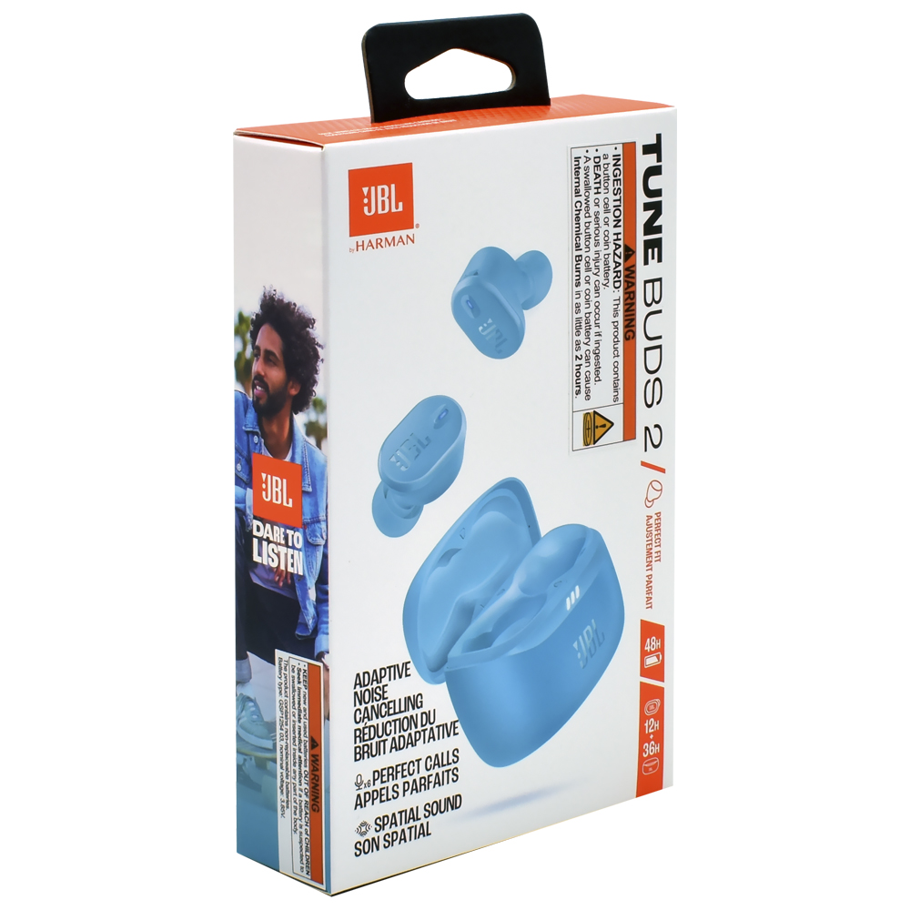 Auricular JBL Tune Buds 2 Perfect Fit TWS Bluetooth - Turquesa