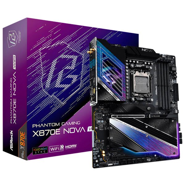 Placa Madre ASROCK X870E Nova WI-FI Socket AM5 DDR5