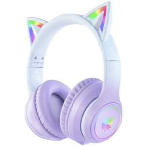 Auricular Gamer Onikuma B90 Professional RGB Bluetooth - Morado