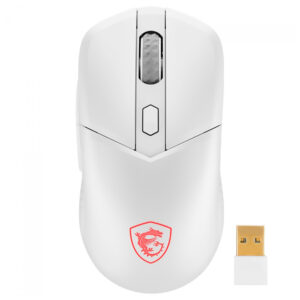 Mouse Gamer MSI Versa 300 Wireless / LED - Blanco