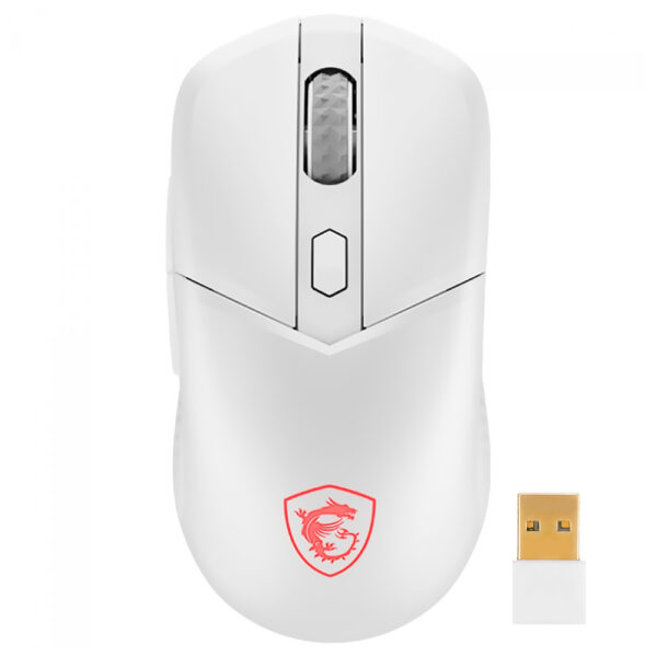 Mouse Gamer MSI Versa 300 Wireless / LED - Blanco