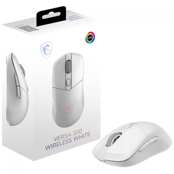 Mouse Gamer MSI Versa 300 Wireless / LED - Blanco