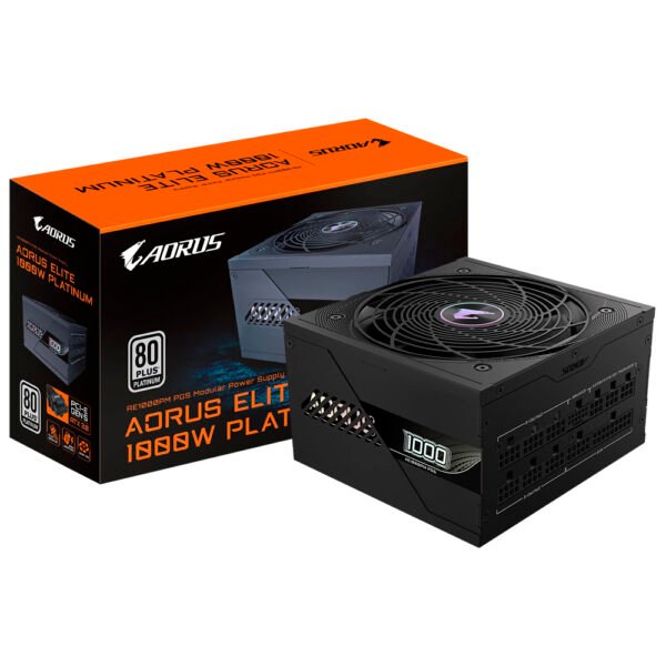 Fuente de Alimentación Gigabyte GP-AE1000PM PG5 1000W ATX Modular 80 Plus Platinum