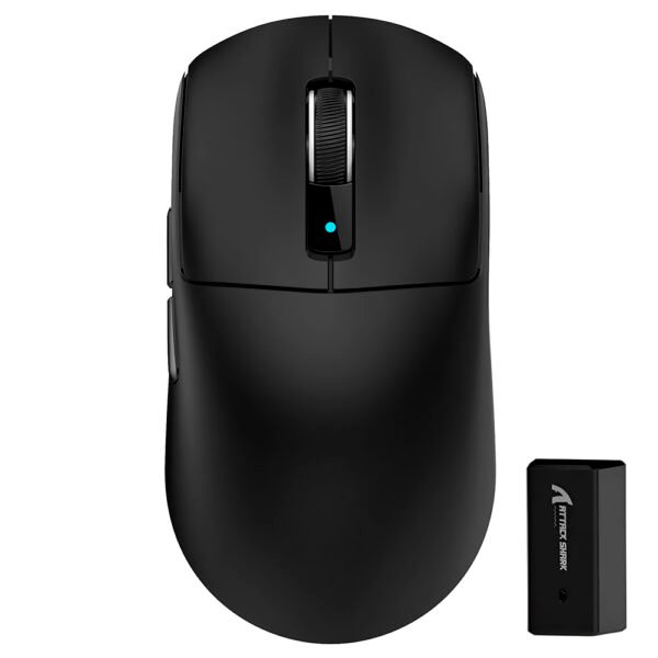 Mouse Gamer Attack Shark R6 Wireless Bluetooth Negro