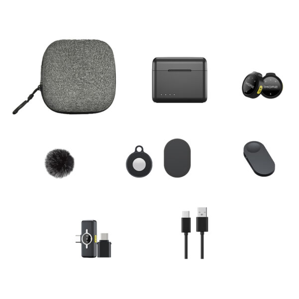 Micrófono 1More M100 Pixie Mini Wireless TX RX USB-C Negro
