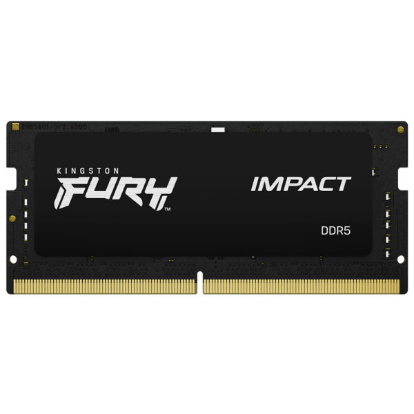 Memoria RAM Notebook Kingston Fury Impact DDR5 16GB 6400MHz Negro (KF564S38IB-16)
