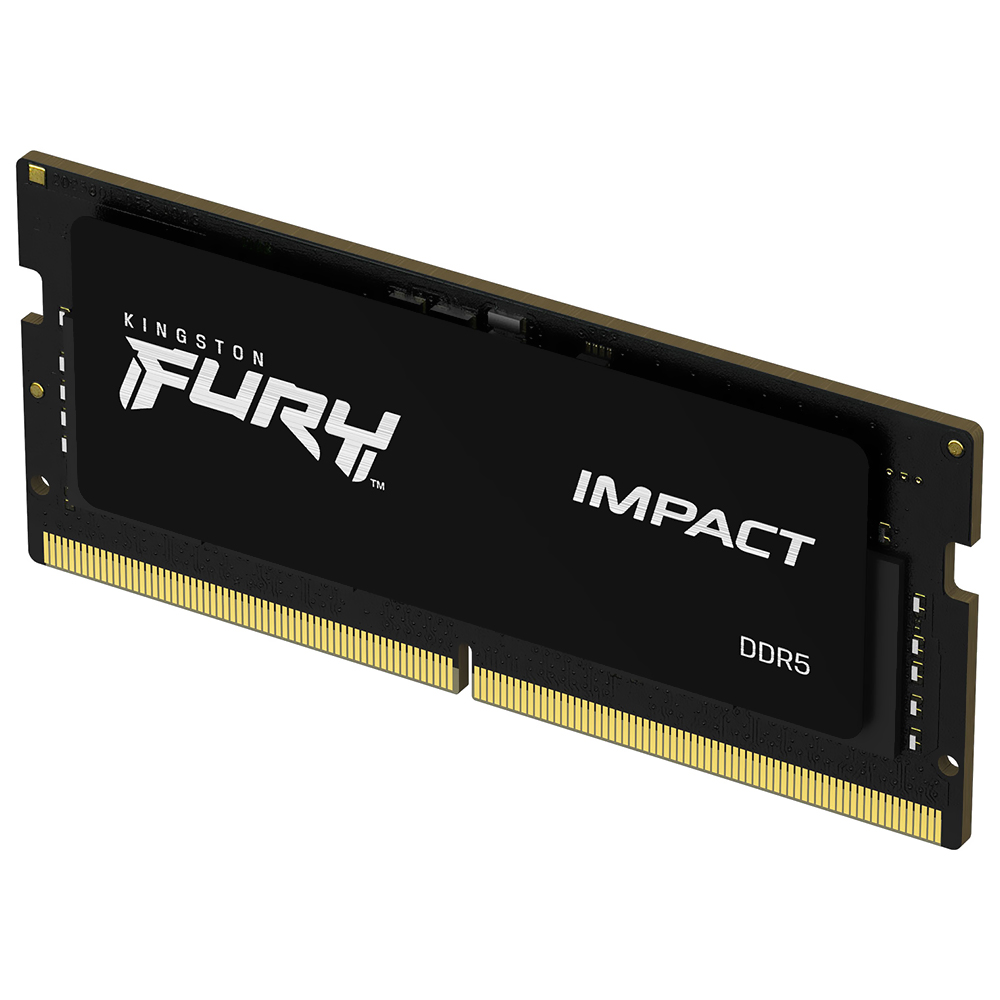 Memoria RAM Notebook Kingston Fury Impact DDR5 16GB 6400MHz Negro (KF564S38IB-16)