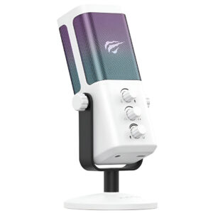 Micrófono Havit GK65 GameNote RGB Blanco