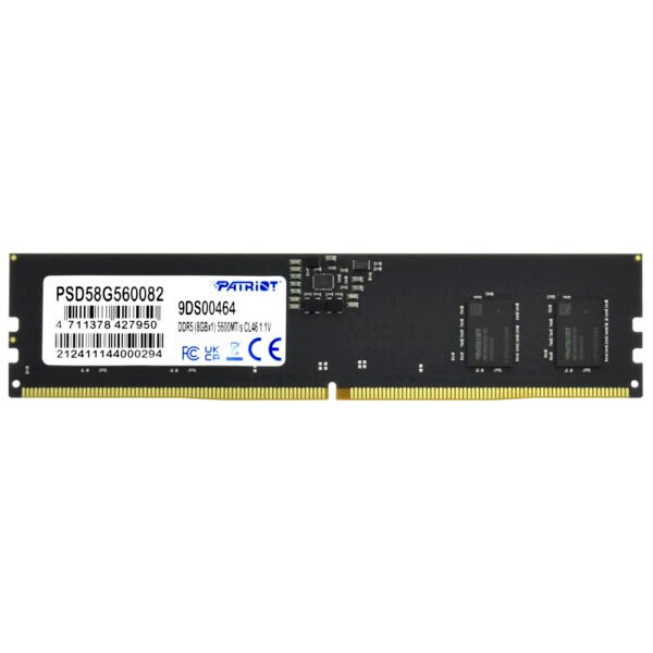 Memoria RAM Patriot Signature Line DDR5 8GB 5600MHz Negro (PSD58G560082)