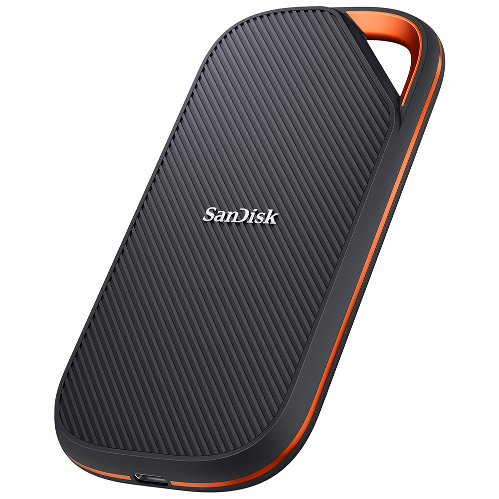 SSD Externo SanDisk 2TB Extrene Pro Portátil / USB-C 3.2 - Negro (SDSSDE82-2T00-G25)