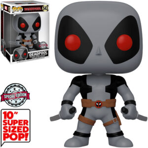 Funko Pop Marvel Deadpool Exclusive - Deadpool Grey 543 (10" Super Sized)