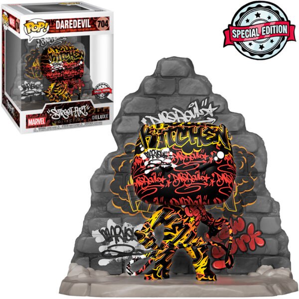 Funko Pop Marvel Street Art Deluxe Exclusive - Daredevil 704