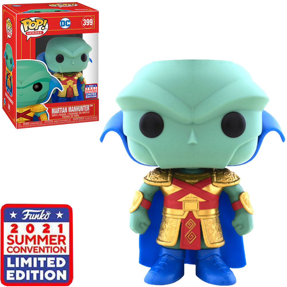 Funko Pop Heroes Dc Imperial Palace Sdcc 2021 Exclusive - Martian Manhunter 399