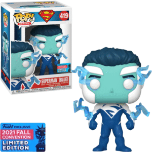Funko Pop Heroes Nycc 2021 Exclusive - Superman 419 (blue)
